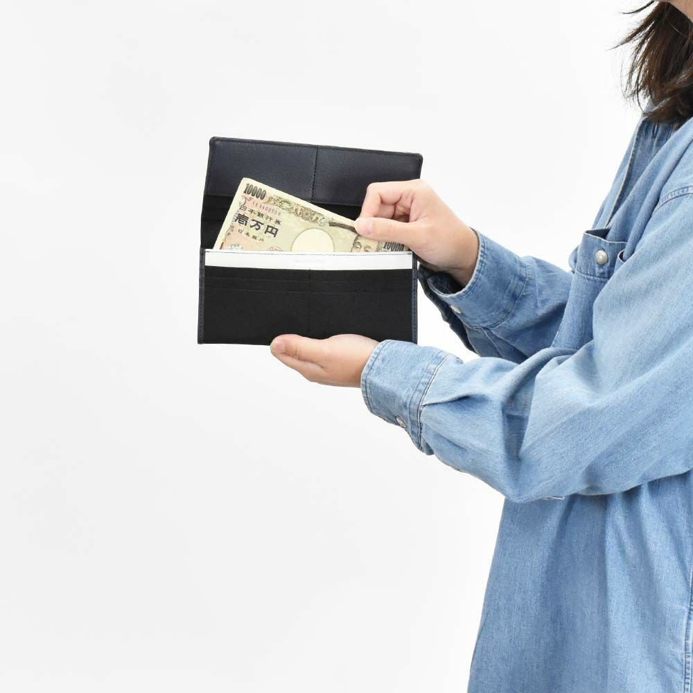 moustache財布長財布かぶせムスタッシュメンズレディース小銭入れ付き小銭入れありメンズ長財布ロングウォレットカジュアル人気おすすめ札入れ大容量彼氏男性ギフトプレゼントブランド薄いDUQ-4237