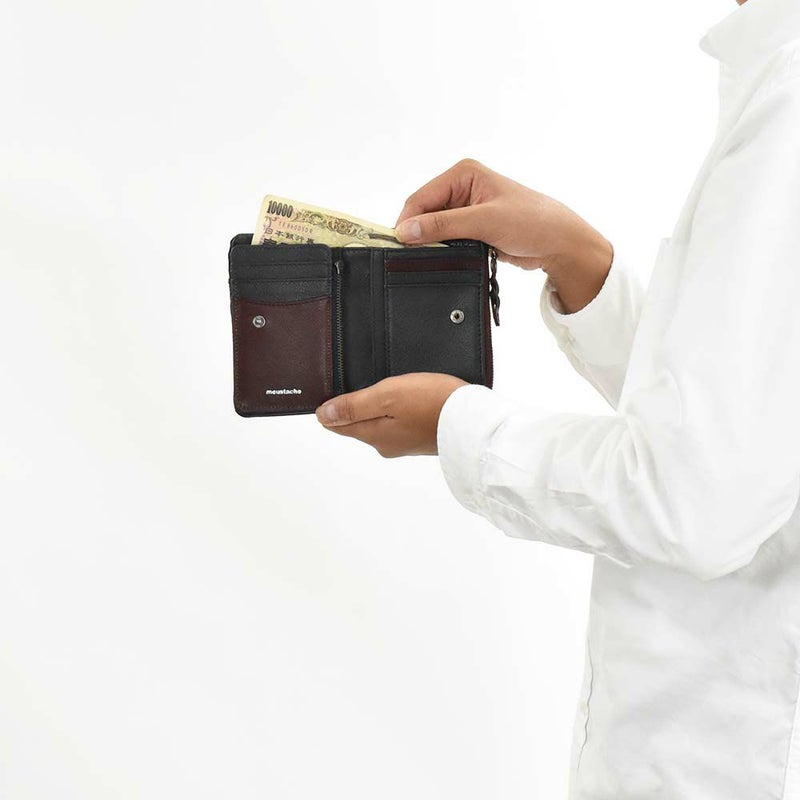 moustache財布ミドルウォレットムスタッシュ二つ折り本革革縦型メンズレディース二つ折り財布ブランド2つ折り2つ折り財布ミドルウォレット彼氏男性ギフトプレゼント人気カジュアルPPH-4115