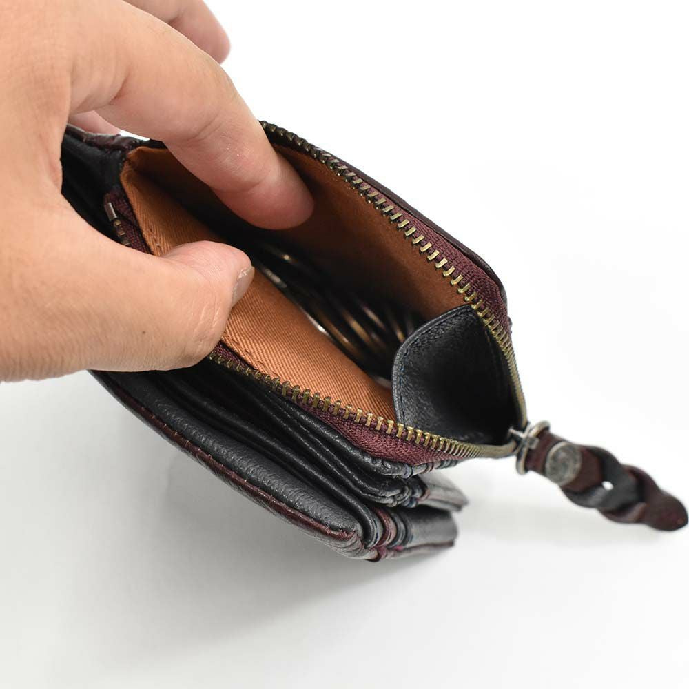 【11/1限定★エントリーで全員21倍】moustache財布長財布ムスタッシュメンズレディース本革革カード入れ多いカードがたくさん入るカード大容量カジュアル人気おすすめ札入れ大容量彼氏男性ギフトプレゼントブランド薄いPPH-4116