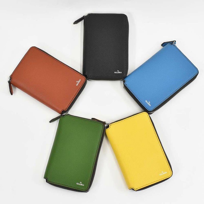 ミドルウォレットメンズレディース本革財布二つ折り縦型laGALLERIAラ・ガレリア二つ折り財布2つ折り革レザー折りたたみ小銭入れ付きメンズ財布ブランドおしゃれ人気大容量ミドル2624