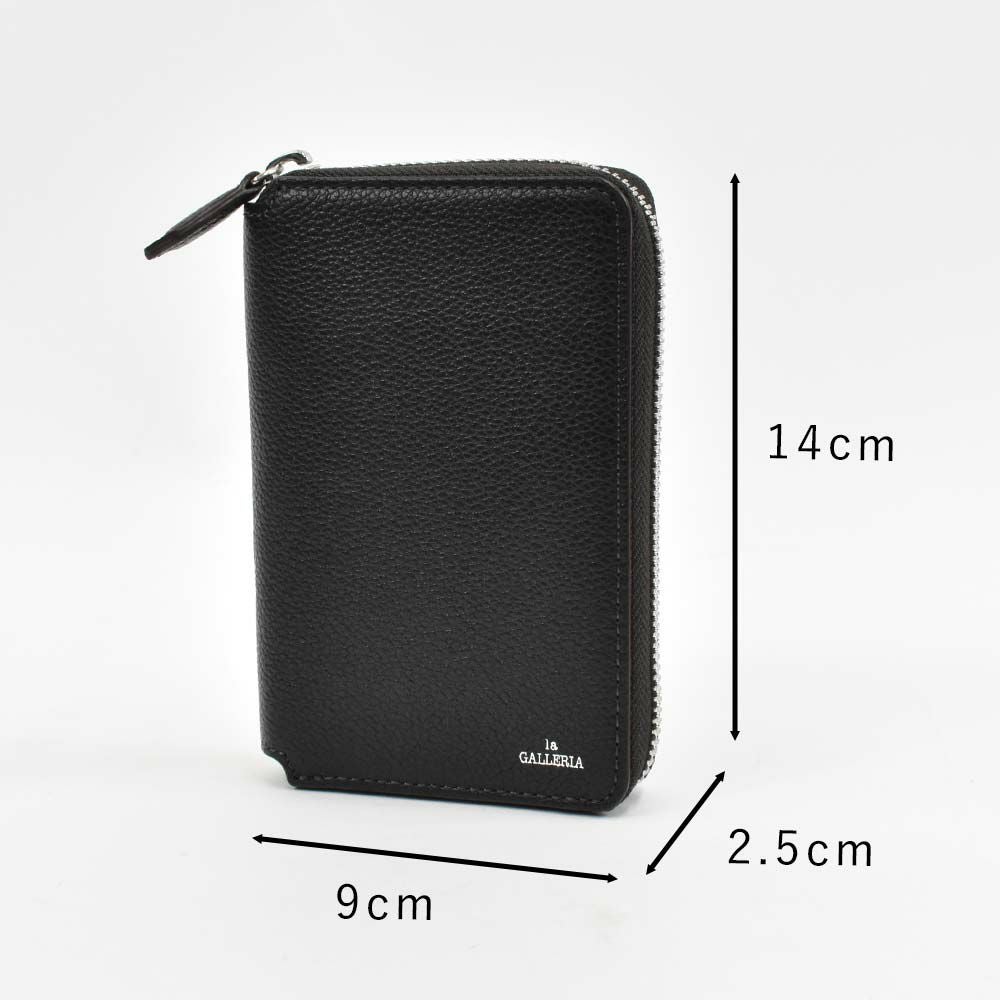 ミドルウォレットメンズレディース本革財布二つ折り縦型laGALLERIAラ・ガレリア二つ折り財布2つ折り革レザー折りたたみ小銭入れ付きメンズ財布ブランドおしゃれ人気大容量ミドル2624