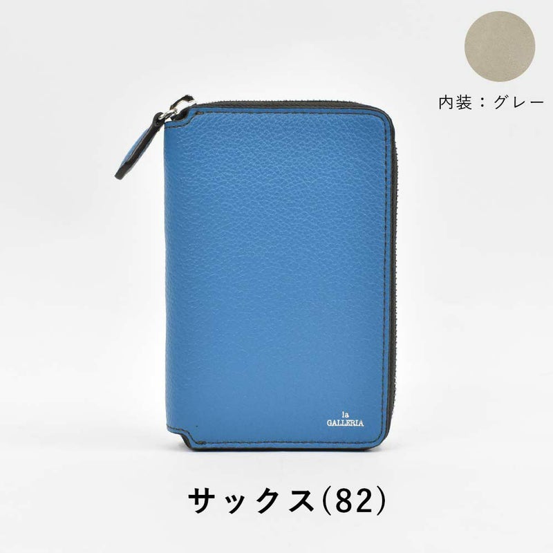 ミドルウォレットメンズレディース本革財布二つ折り縦型laGALLERIAラ・ガレリア二つ折り財布2つ折り革レザー折りたたみ小銭入れ付きメンズ財布ブランドおしゃれ人気大容量ミドル2624