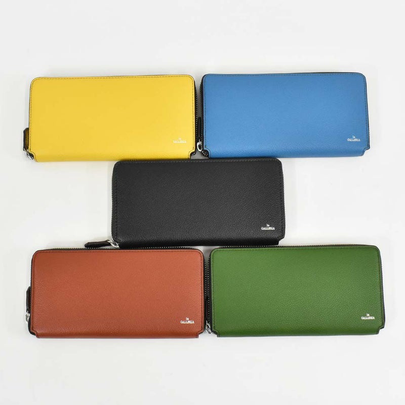 長財布メンズレディース本革財布ラウンドファスナーlaGALLERIAラ・ガレリア財布革レザー小銭入れ付きメンズ財布ブランドおしゃれ人気大容量男性女性2625