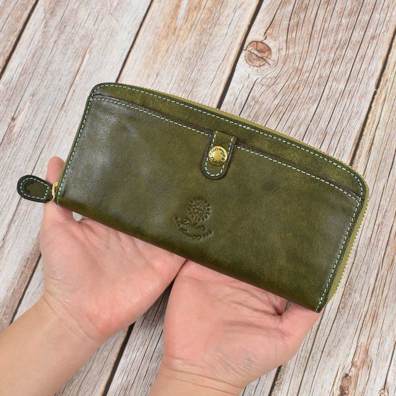 ダコタDakota長財布レディースコラッジョラウンドファスナー財布ファスナーレディース財布レディース長財布本革革レザー大容量ブランドおしゃれ薄いカード入れ多いカードポケット多数30代40代50代36442