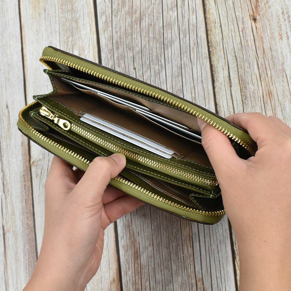 ダコタDakota長財布レディースコラッジョラウンドファスナー財布ファスナーレディース財布レディース長財布本革革レザー大容量ブランドおしゃれ薄いカード入れ多いカードポケット多数30代40代50代36442