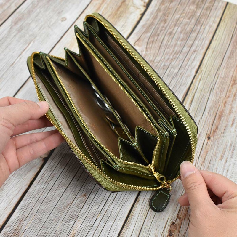 ダコタDakota長財布レディースコラッジョラウンドファスナー財布ファスナーレディース財布レディース長財布本革革レザー大容量ブランドおしゃれ薄いカード入れ多いカードポケット多数30代40代50代36442