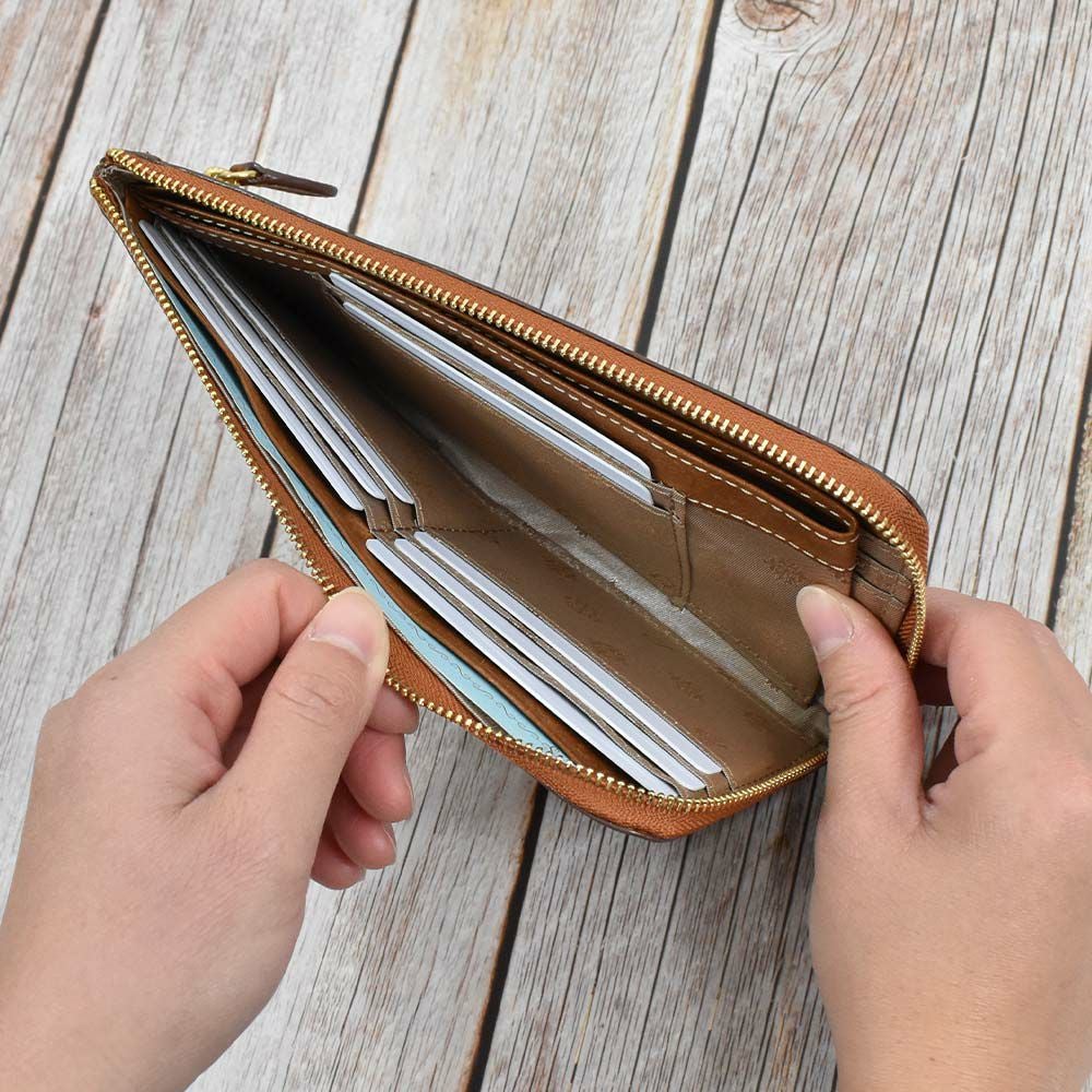 ダコタDakota長財布財布レディースコラッジョL字ファスナーレディース財布レディース長財布本革革レザー大容量ブランドファスナーL字薄い薄マチスリム大人人気評判30代40代50代36443