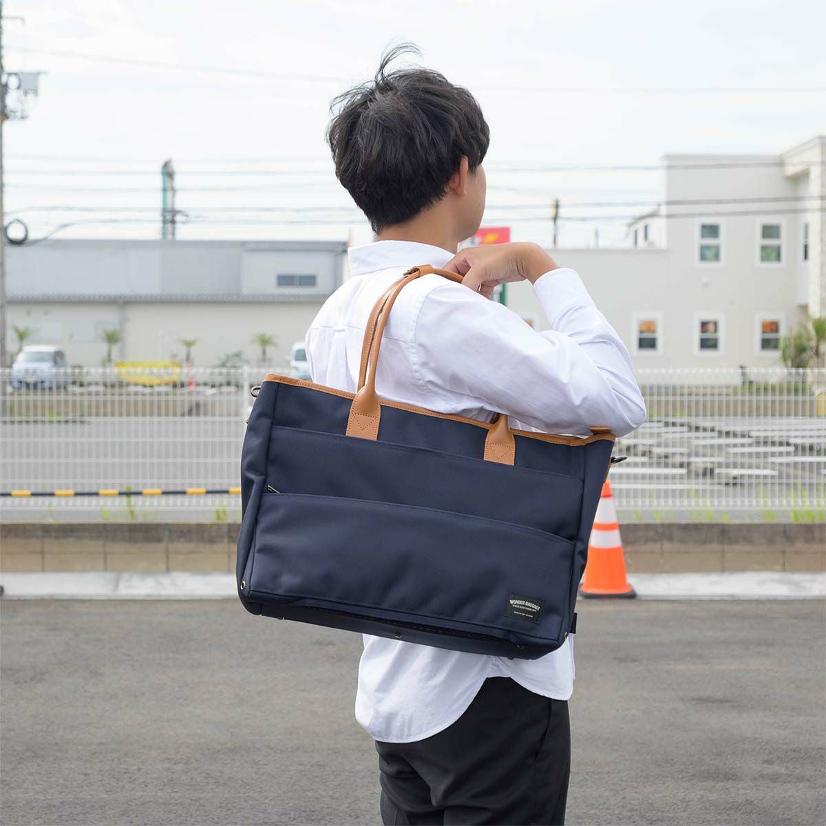 【12/1限定★エントリーで全員16倍】ワンダーバゲージトートバッグ2WAYB4A4防水WONDERBAGGAGEGOODMANSメンズレディースビジネスバッグ防水トートバッグ肩掛けカバンTOTEWRグッドマンズビジネス通勤日本製WB-G-021