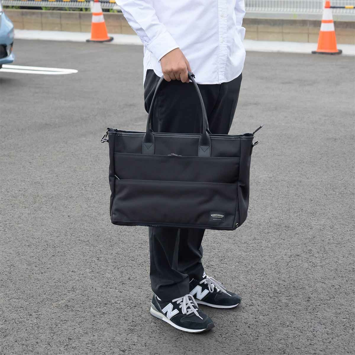 【12/1限定★エントリーで全員16倍】ワンダーバゲージトートバッグ2WAYB4A4防水WONDERBAGGAGEGOODMANSメンズレディースビジネスバッグ防水トートバッグ肩掛けカバンTOTEWRグッドマンズビジネス通勤日本製WB-G-021