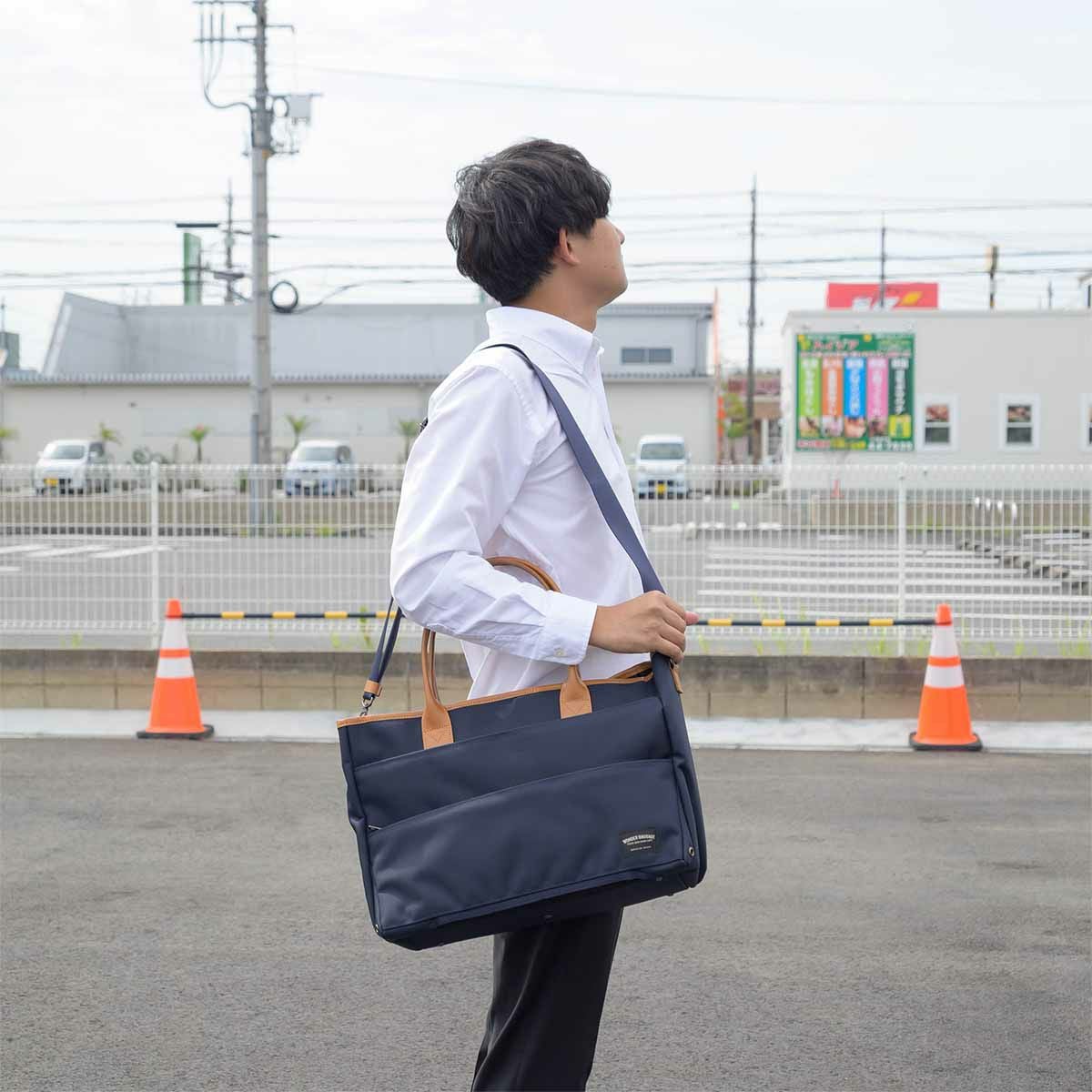 【12/1限定★エントリーで全員16倍】ワンダーバゲージトートバッグ2WAYB4A4防水WONDERBAGGAGEGOODMANSメンズレディースビジネスバッグ防水トートバッグ肩掛けカバンTOTEWRグッドマンズビジネス通勤日本製WB-G-021