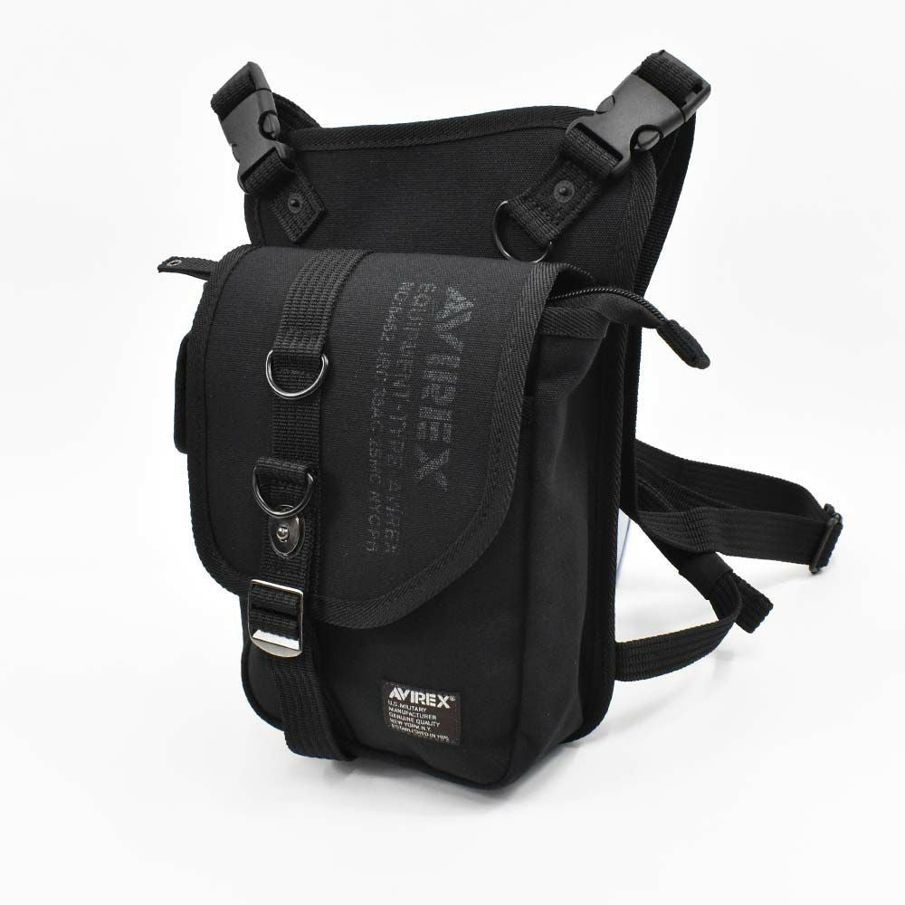 AVIREXショルダーバッグレッグバッグ2WAYアビレックスバッグウエストバッグレッグバッグアヴィレックスメンズレディースブランド人気おすすめ軽量男性釣りアウトドア自転車登山AVX348L