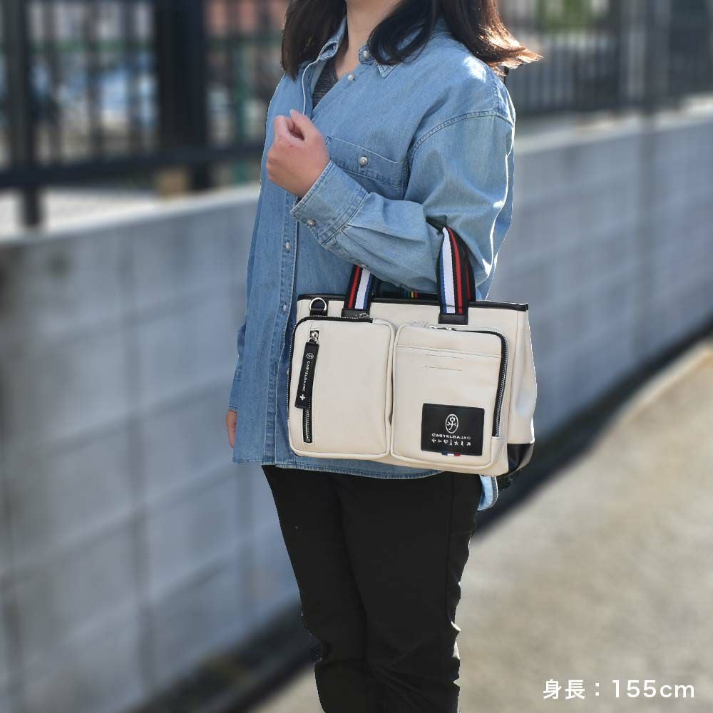 カステルバジャックバッグミニトートバッグドライビングトートCASTELBAJACローレンメンズレディースミニブリーフハンドバッグトートバッグ合皮ブランド軽量おしゃれかっこいい大きめ結婚式大容量37501