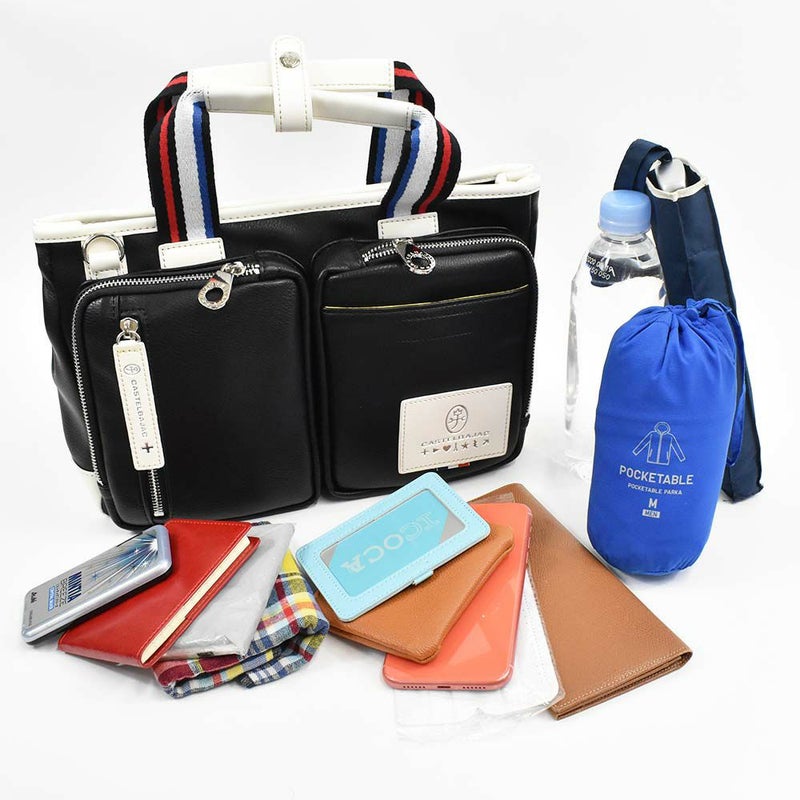 カステルバジャックバッグミニトートバッグドライビングトートCASTELBAJACローレンメンズレディースミニブリーフハンドバッグトートバッグ合皮ブランド軽量おしゃれかっこいい大きめ結婚式大容量37501