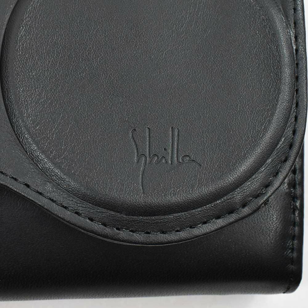 シビラ財布sybilla二つ折りピエッサがま口レディース二つ折り財布ブランドコンパクト本革5470270