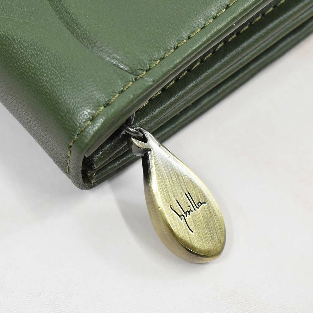 シビラ財布sybilla長財布かぶせ型シルクロレディースブランド大容量本革5470231