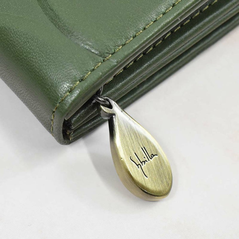 シビラ財布sybilla長財布かぶせ型シルクロレディースブランド大容量本革5470231