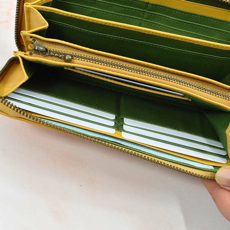 シビラ財布sybilla長財布ランドファスナー型シルクロレディースブランド大容量本革5470232