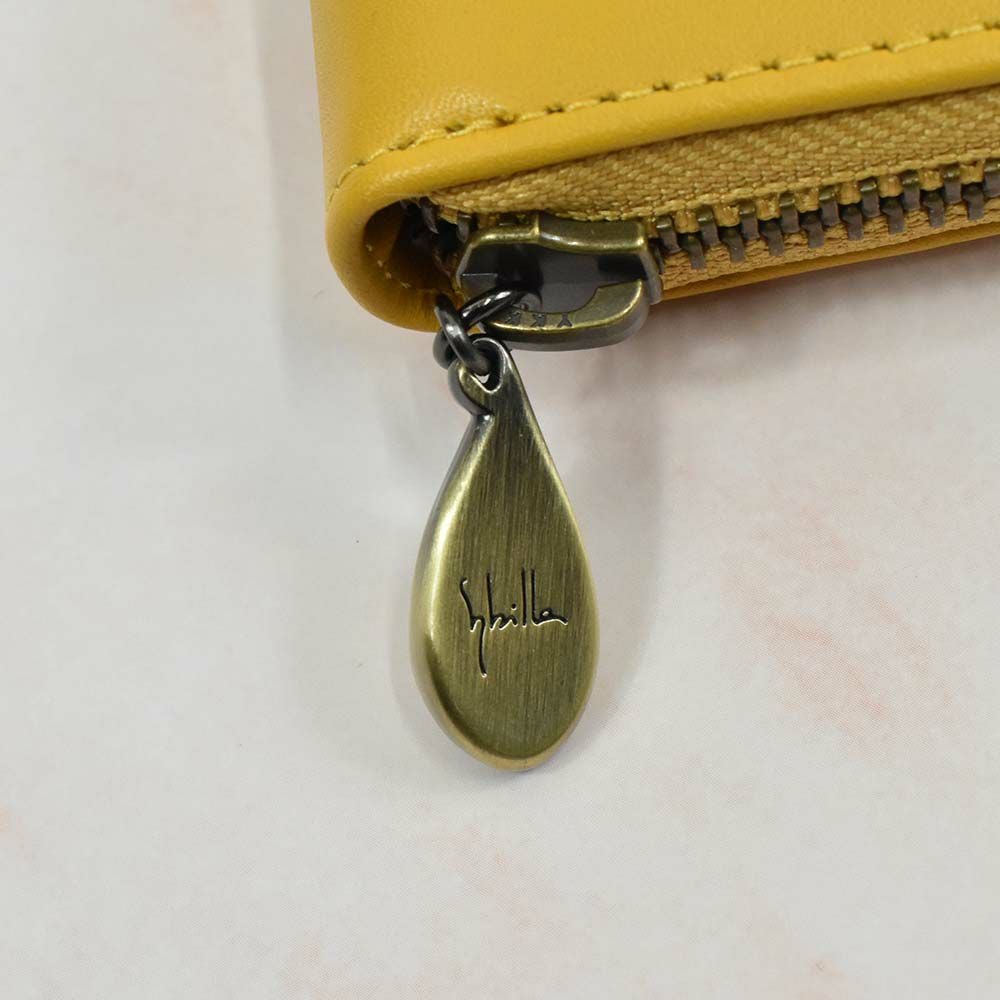 シビラ財布sybilla長財布ランドファスナー型シルクロレディースブランド大容量本革5470232