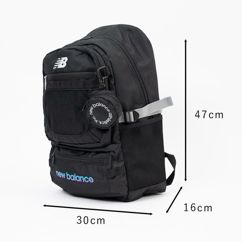 【2025新作】ニューバランスリュック通学限定カラーnewbalance30LB4女子男子大容量おしゃれリュックサック中学生高校生女子高生レディースメンズスポーツリュック通学リュックLAB55683