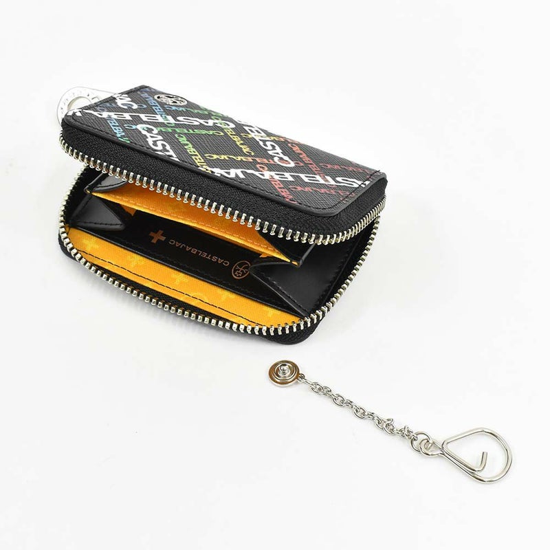 カステルバジャック小銭入れミニ財布財布CASTELBAJACメンズレディースカルルミニウォレットミニコンパクトコインケースキーケース小銭ブランドコンパクト財布薄い小さい小さめキャッシュレス本革53621