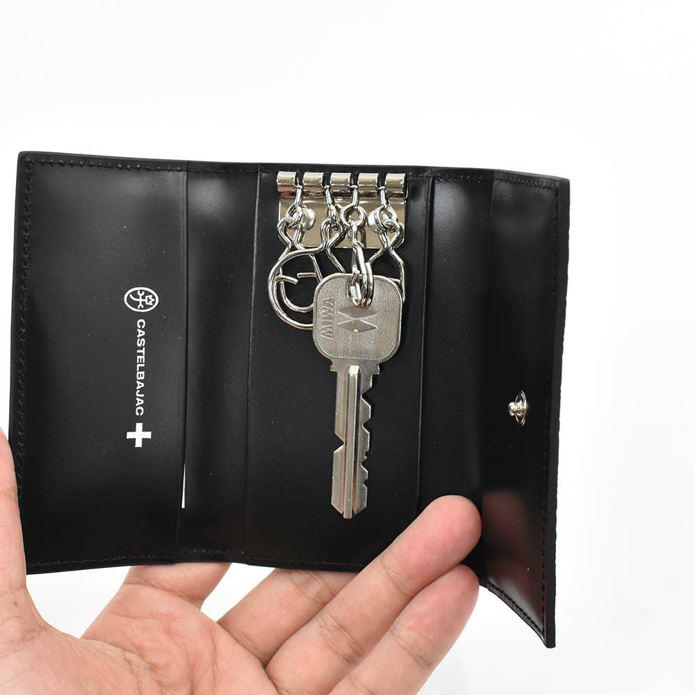 カステルバジャックキーケースCASTELBAJACカルル本革革レザーメンズレディース5連コンパクト人気ブランドおしゃれ大容量人気プレゼント男性女性53622