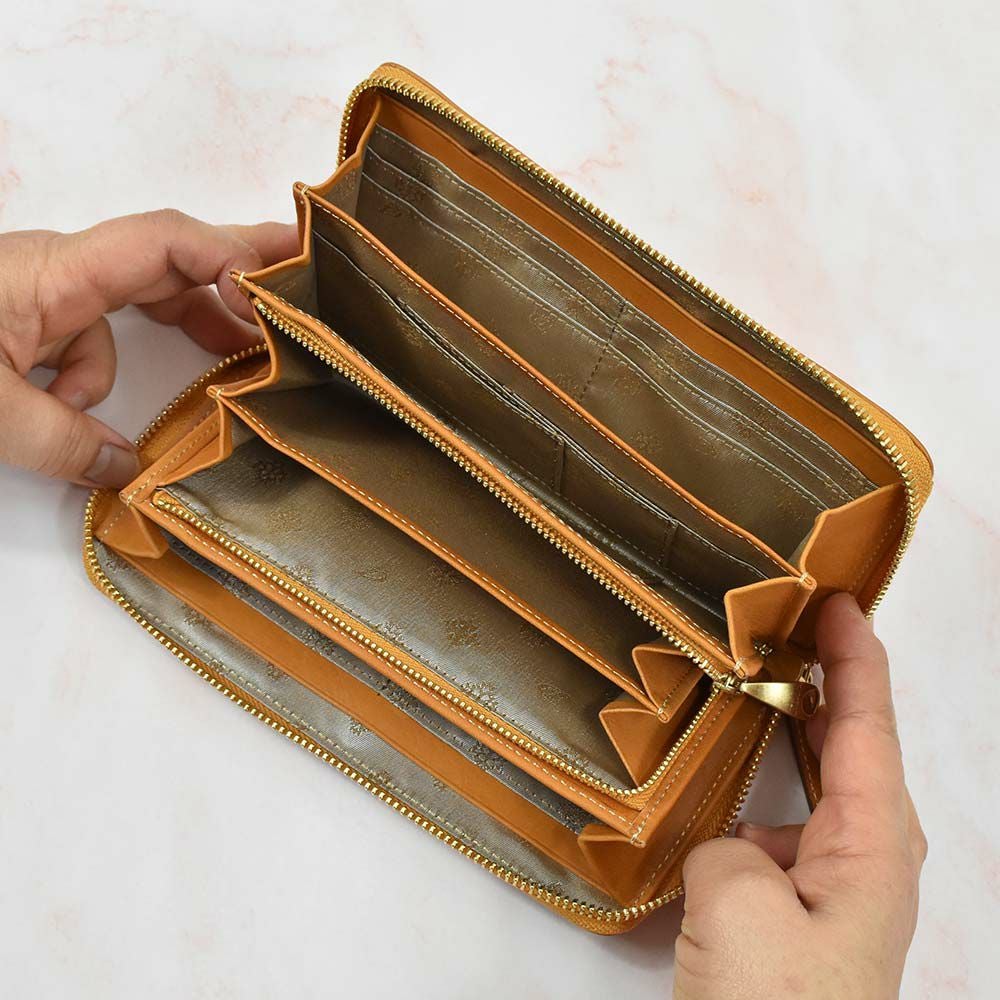 ダコタDakota長財布レディースコッチャラウンドファスナー財布ファスナーレディース財布レディース長財布本革革レザー大容量ブランドおしゃれ薄いカード入れ多いカードポケット多数30代40代50代30343