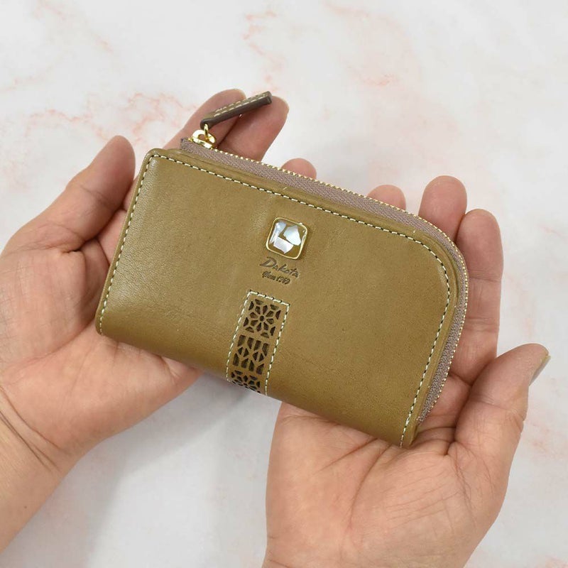 ダコタDakotaキーケース小銭入れ付きスマートキーレディース本革革レザーおしゃれファスナー付き鍵ケース鍵入れ4連コンパクト人気ブランドかわいいキーケース大容量評判女性ギフトプレゼント30346