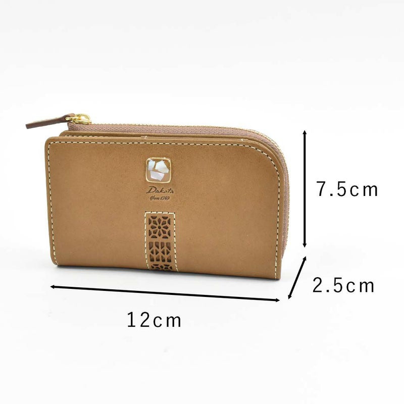 ダコタDakotaキーケース小銭入れ付きスマートキーレディース本革革レザーおしゃれファスナー付き鍵ケース鍵入れ4連コンパクト人気ブランドかわいいキーケース大容量評判女性ギフトプレゼント30346