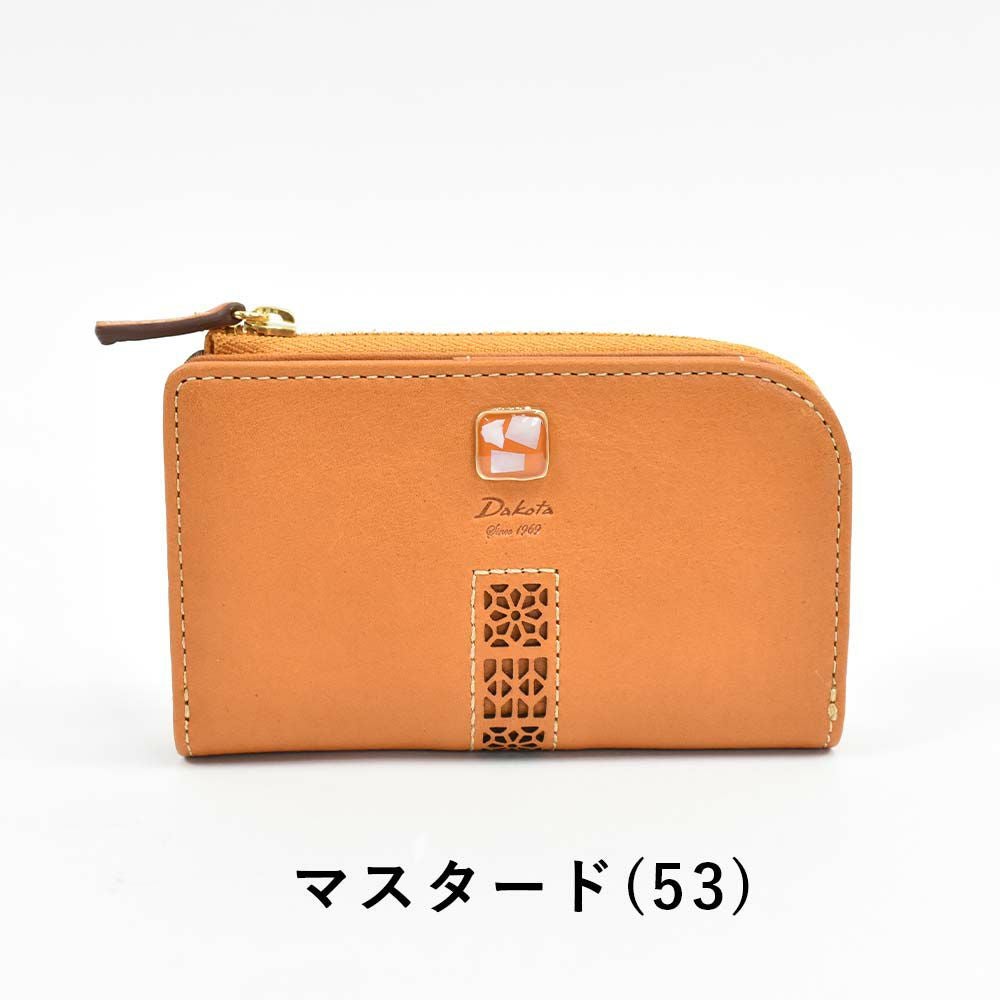 ダコタDakotaキーケース小銭入れ付きスマートキーレディース本革革レザーおしゃれファスナー付き鍵ケース鍵入れ4連コンパクト人気ブランドかわいいキーケース大容量評判女性ギフトプレゼント30346