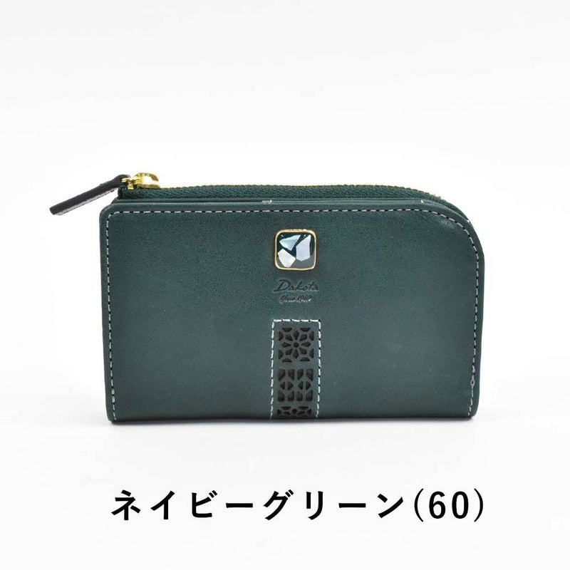 ダコタDakotaキーケース小銭入れ付きスマートキーレディース本革革レザーおしゃれファスナー付き鍵ケース鍵入れ4連コンパクト人気ブランドかわいいキーケース大容量評判女性ギフトプレゼント30346