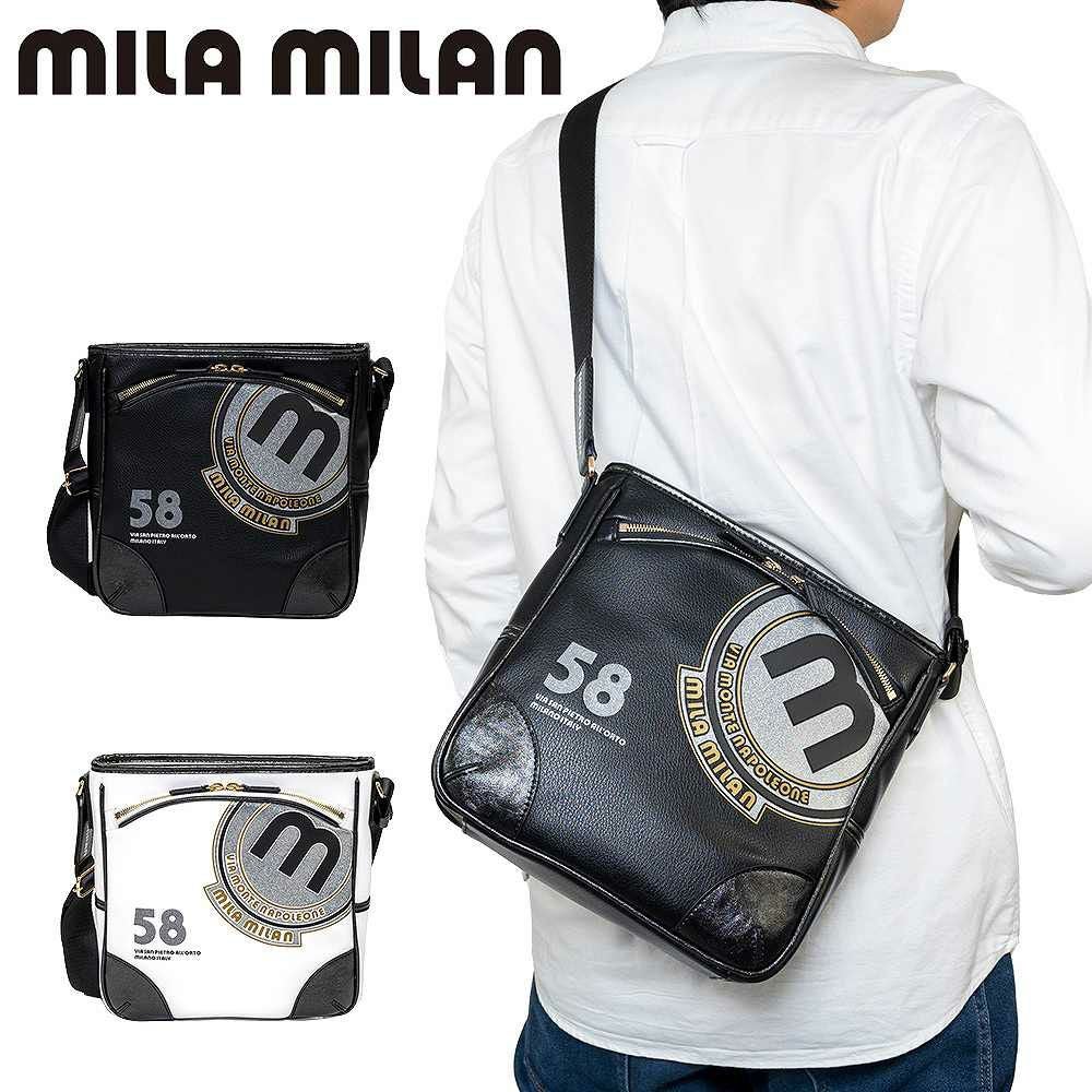 ミラ・ミランショルダーバッグB5バッグmilamilanバビラメンズレディースショルダーバックショルダー斜めがけバック斜め掛けバッグブランド大人おしゃれゴルフゴルフバッグミラミラン251101