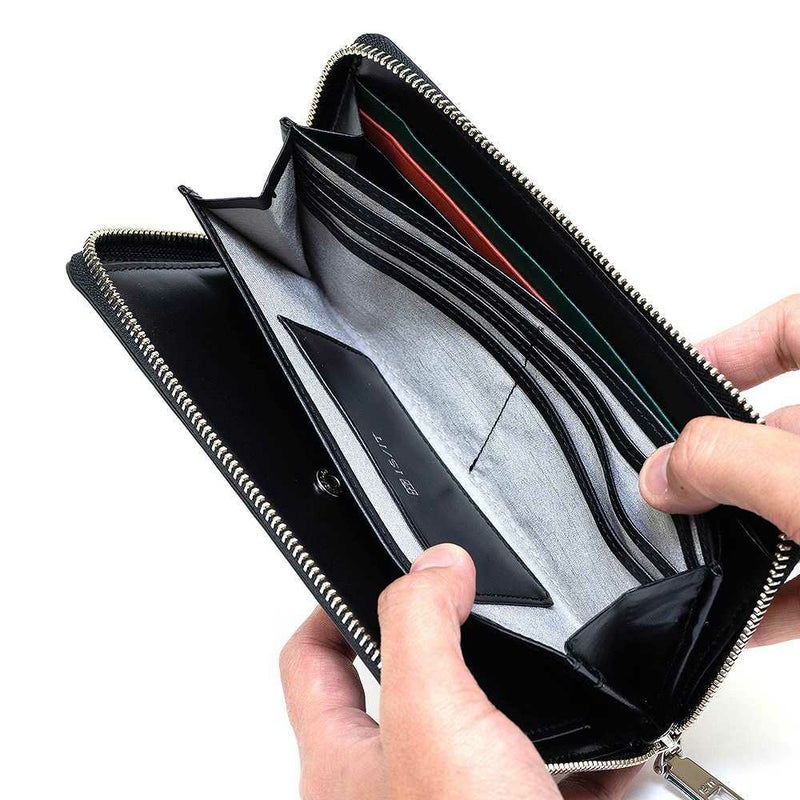 IS/IT財布長財布ラウンドファスナーメンズレディースツールBOX型小銭入れ本革ファスナー付きファスナー小銭入れ付きボックス型大容量人気ブランドISIT979605