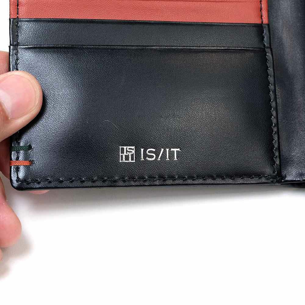 IS/IT財布二つ折りメンズレディースイズイットツール二つ折り財布本革2つ折り2つ折り財布折りたたみ人気ブランドおしゃれISIT979607