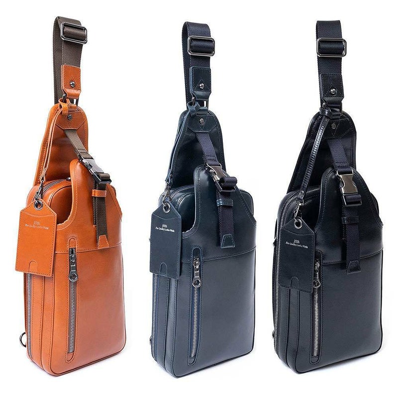 JOYAボディバッグ本革メンズ大きめジョヤ本革ボディバッグワンショルダーバック斜め掛けバッグ斜めかけバッグ革レザー本革バック大人休日ブランド40代50代60代J4200