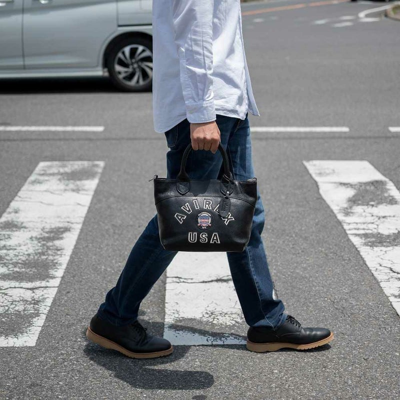 【限定】AVIREXアビレックスミニトート本革ショルダーバッグMINI-TOTEブルトリミテッドエディションBULTOLIMITRDEDITIONメンズレディーストートバッグ2WAYレザーアヴィレックスAX5626