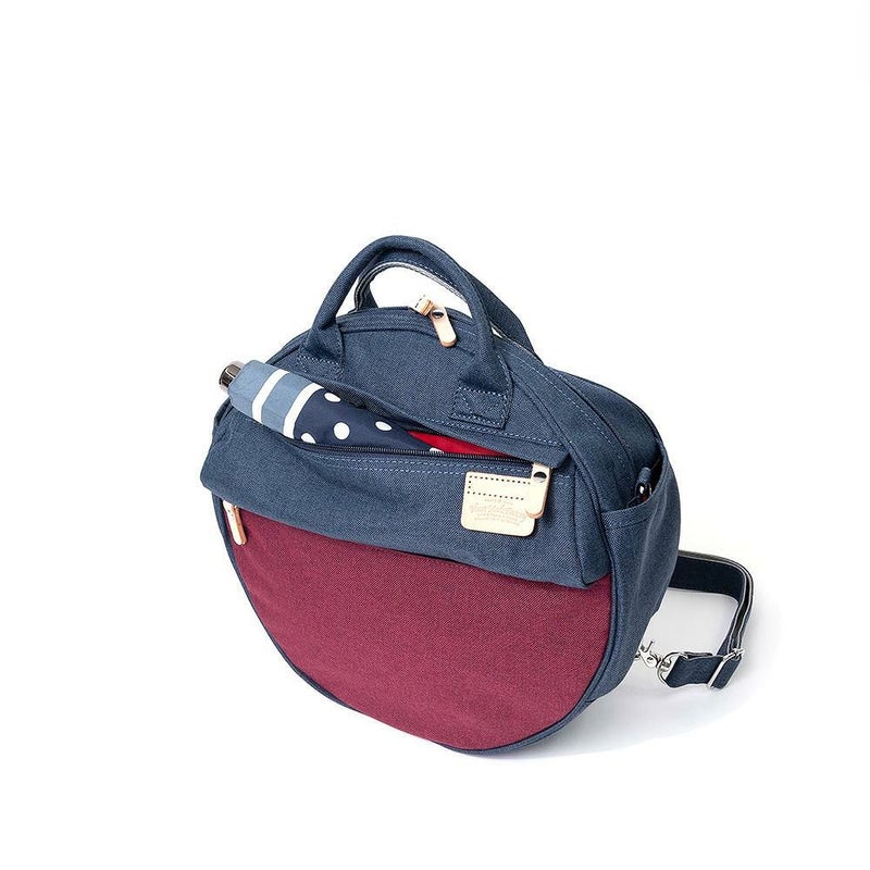 HeartMadeFactoryリュックレディースメンズ3WAYリュックサックMARUMULTI杢調丸型丸マルマルブランドかわいいおしゃれ軽量人気ファスナー付きハートメイドファクトリーHARVESTハーヴェストFY0740