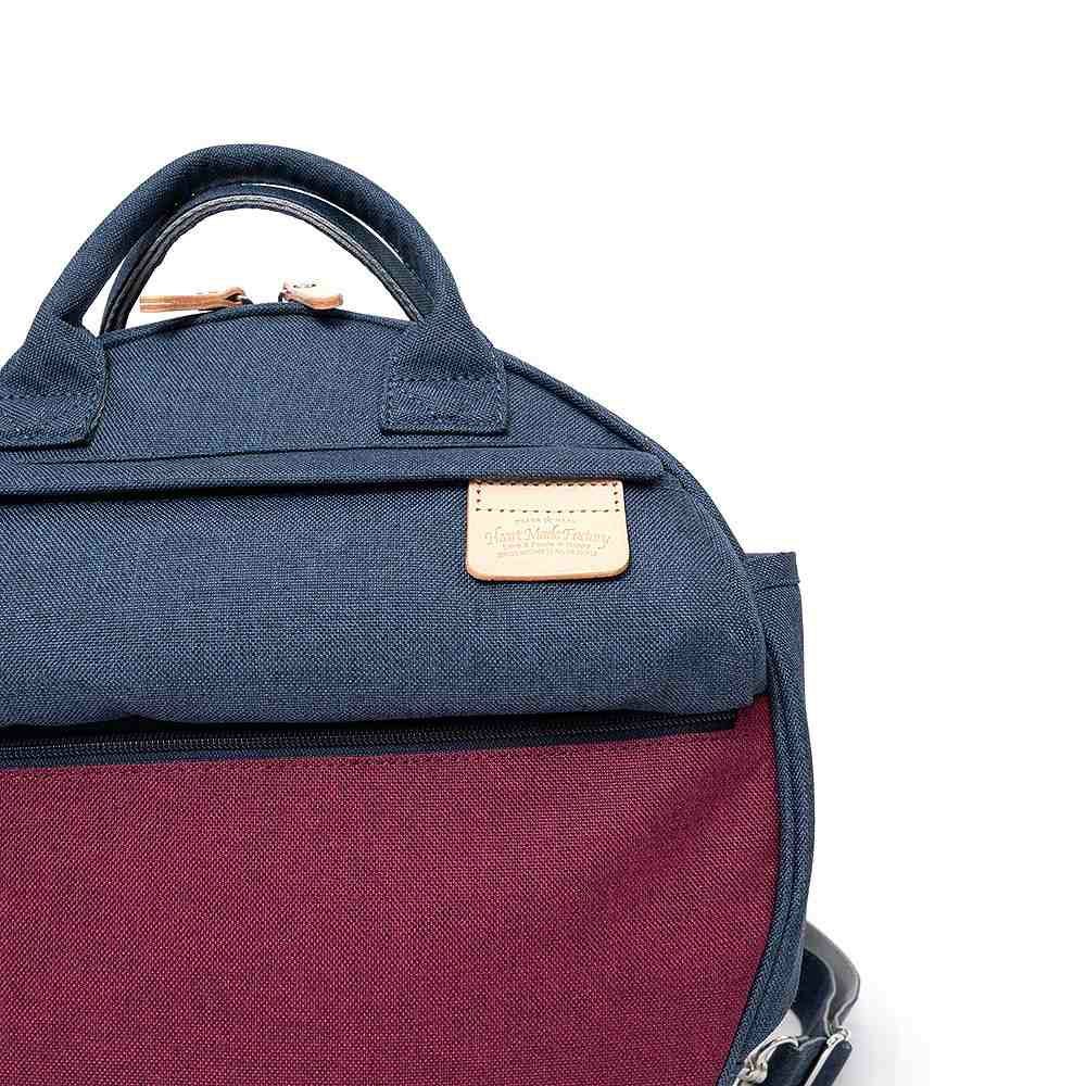 HeartMadeFactoryリュックレディースメンズ3WAYリュックサックMARUMULTI杢調丸型丸マルマルブランドかわいいおしゃれ軽量人気ファスナー付きハートメイドファクトリーHARVESTハーヴェストFY0740