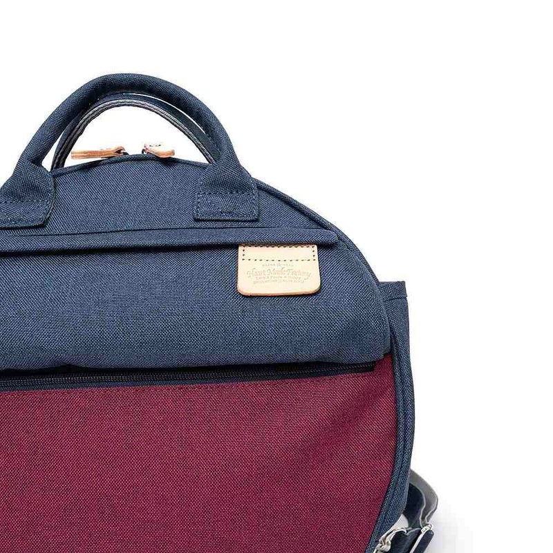 HeartMadeFactoryリュックレディースメンズ3WAYリュックサックMARUMULTI杢調丸型丸マルマルブランドかわいいおしゃれ軽量人気ファスナー付きハートメイドファクトリーHARVESTハーヴェストFY0740