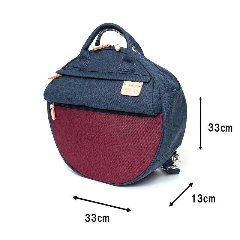 HeartMadeFactoryリュックレディースメンズ3WAYリュックサックMARUMULTI杢調丸型丸マルマルブランドかわいいおしゃれ軽量人気ファスナー付きハートメイドファクトリーHARVESTハーヴェストFY0740