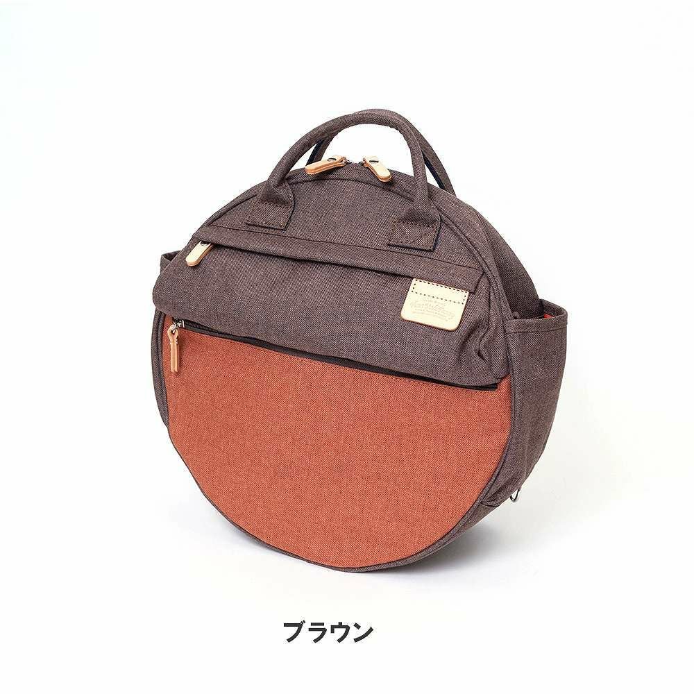 HeartMadeFactoryリュックレディースメンズ3WAYリュックサックMARUMULTI杢調丸型丸マルマルブランドかわいいおしゃれ軽量人気ファスナー付きハートメイドファクトリーHARVESTハーヴェストFY0740