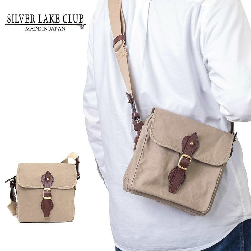 シルバーレイククラブショルダーバッグ9号帆布日本製SILVERLAKECLUBメンズレディースバッグショルダーバックショルダー斜めがけ斜め掛け肩掛けカバンブランド大人130121