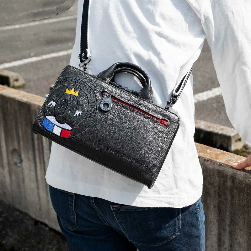 カステルバジャックショルダーバッグ2WAYリンクCASTELBAJAC本革メンズレディースバッグセカンドバックトートバックブランドレザー革おしゃれ30212