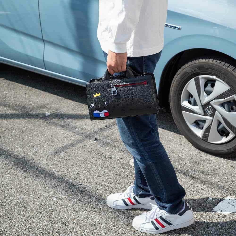 カステルバジャックショルダーバッグ2WAYリンクCASTELBAJAC本革メンズレディースバッグセカンドバックトートバックブランドレザー革おしゃれ30212