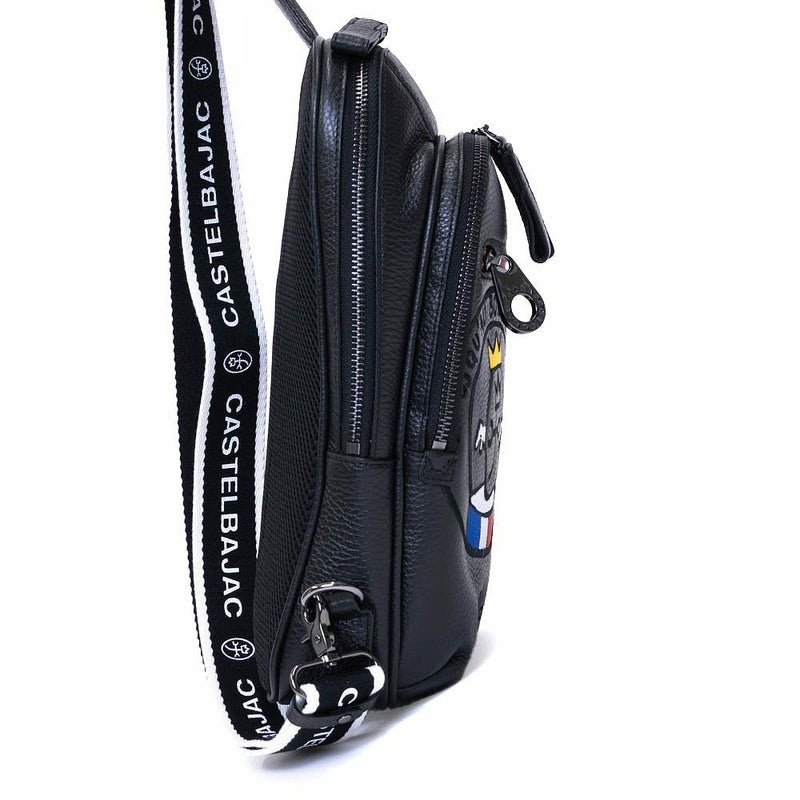 カステルバジャックボディバッグワンショルダーバッグCASTELBAJACリンク大きめ大容量本革革レザーメンズレディースバッグボディバック斜めがけバッグ斜め掛けバッグブランド30912