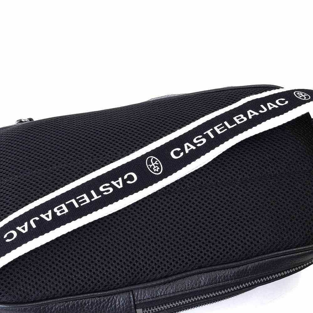 カステルバジャックボディバッグワンショルダーバッグCASTELBAJACリンク大きめ大容量本革革レザーメンズレディースバッグボディバック斜めがけバッグ斜め掛けバッグブランド30912