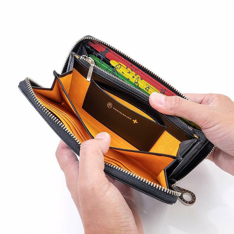 カステルバジャック財布長財布ラウンドファスナーエリーメンズレディースCASTELBAJAC本革革レザーファスナー付きファスナー小銭入れ付きロングウォレット大容量彼氏ギフトプレゼント人気ブランド82615