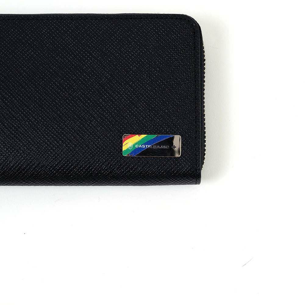 カステルバジャック財布長財布ラウンドファスナーエリーメンズレディースCASTELBAJAC本革革レザーファスナー付きファスナー小銭入れ付きロングウォレット大容量彼氏ギフトプレゼント人気ブランド82615