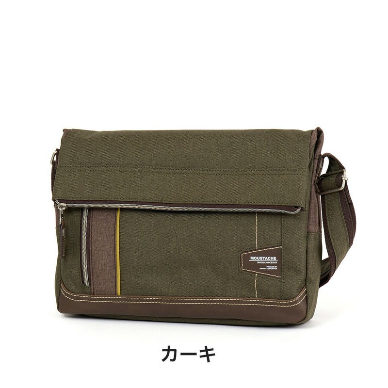 MOUSTACHEショルダーバッグ口折れムスタッシュメンズレディースショルダーショルダーバック斜めがけ斜め掛けバッグおしゃれかっこいいカジュアル人気通学軽量ブランド大人30代40代50代JLG-4662