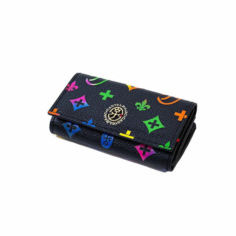 【2022新作】カステルバジャックキーケース小銭入れ付きCASTELBAJACジェルマン本革革レザーメンズレディース4連コンパクト人気ブランドおしゃれプレゼント男性女性63612