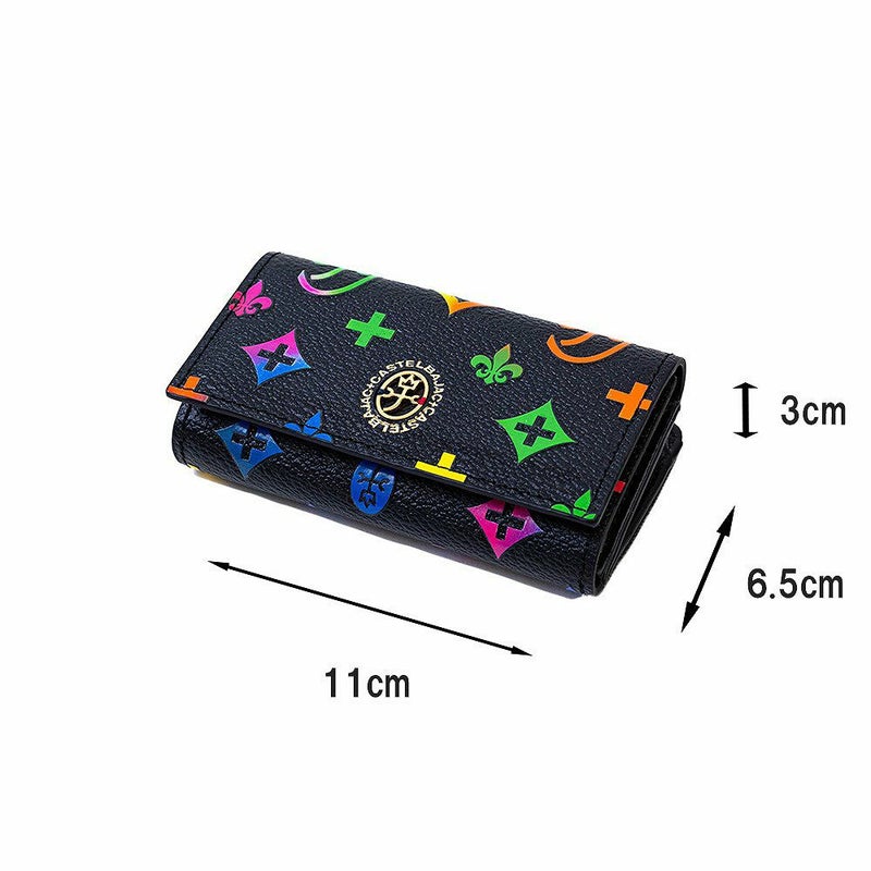 【2022新作】カステルバジャックキーケース小銭入れ付きCASTELBAJACジェルマン本革革レザーメンズレディース4連コンパクト人気ブランドおしゃれプレゼント男性女性63612